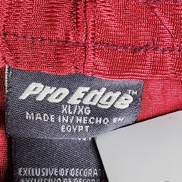 Mens Pro Edge Red Athletic Shorts Embroidered OU Logo 100% Polyester Size XL - Picture 4 of 11